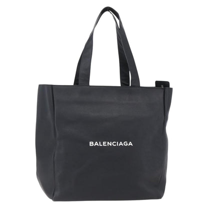 Balenciaga Everyday Carry Tote Leather, BLACK, LEATHER, Tote bag