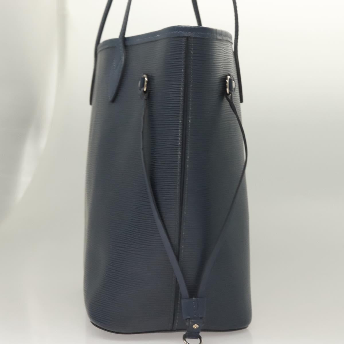 Louis Vuitton Neverfull Tote Epi Leather, BLUE, LEATHER, Tote bag
