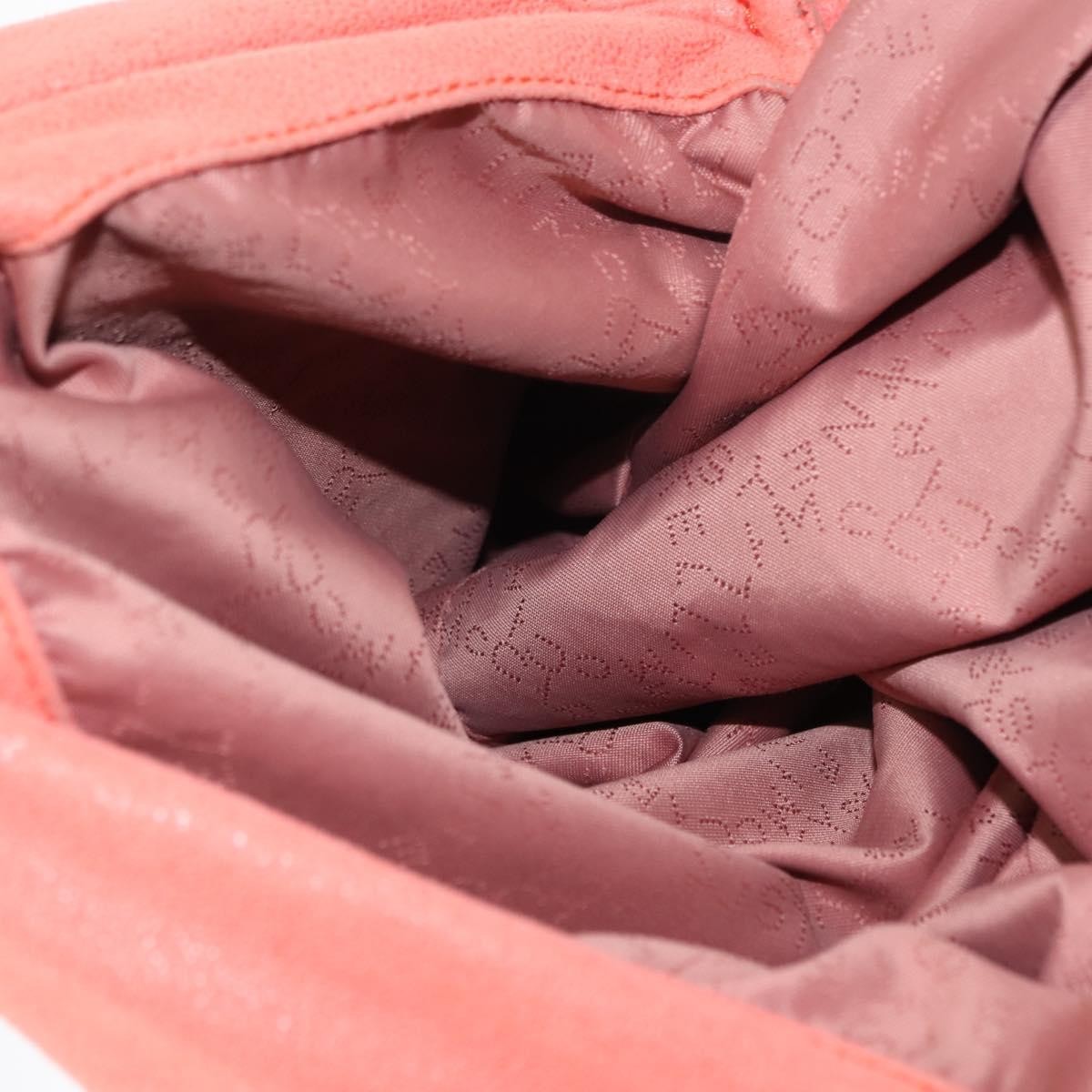 Stella McCartney Falabella Fold Over Crossbody Bag Suede, ORANGE, SUEDE, Crossbody bag