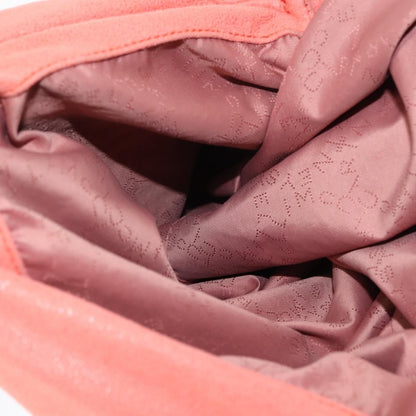 Stella McCartney Falabella Fold Over Crossbody Bag Suede, ORANGE, SUEDE, Crossbody bag