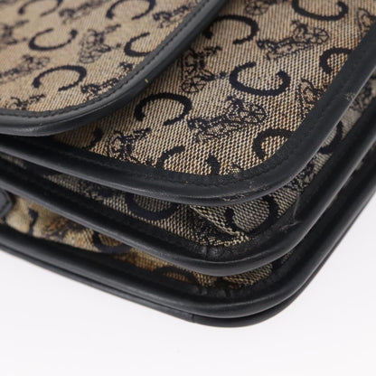 Celine C Sulky Shoulder bag Canvas, NAVY, CANVAS, Shoulder bag