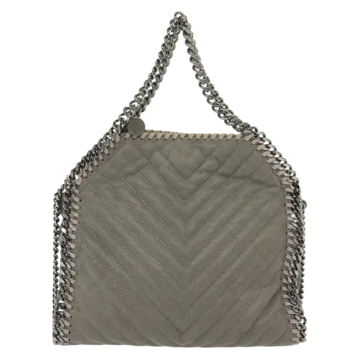 Stella McCartney Falabella Tote Suede, GRAY, SUEDE, Tote bag