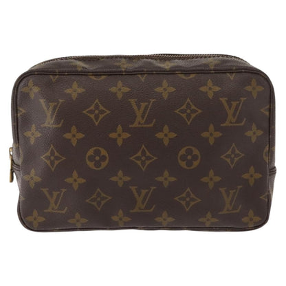 Louis Vuitton Trousse Toiletry Pouch Monogram Canvas, BROWN, CANVAS, Toiletry Case