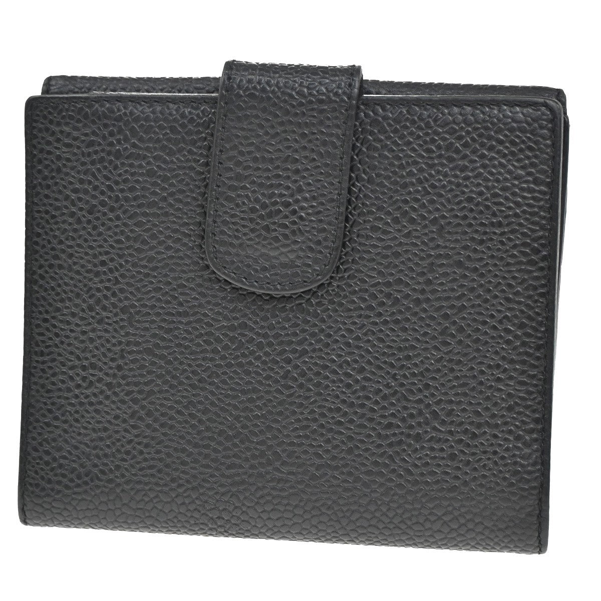 Chanel Timeless Trifold Wallet Leather, BLACK, LEATHER, Wallets