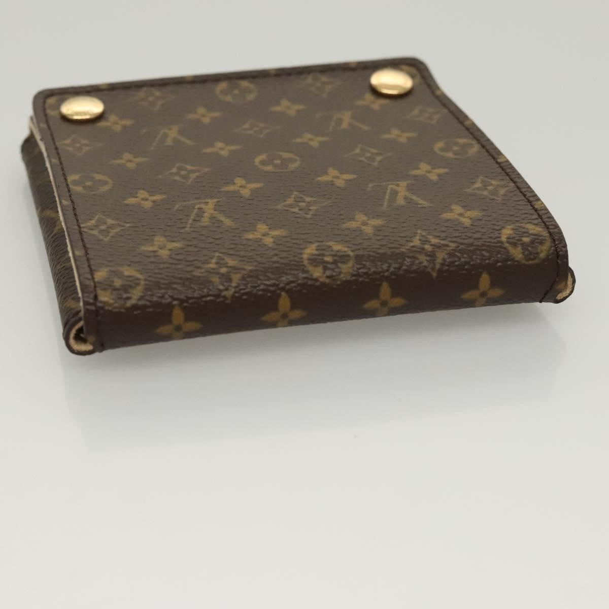 Louis Vuitton CASE JEWELRY BOX Canvas, BROWN, CANVAS, Wallets