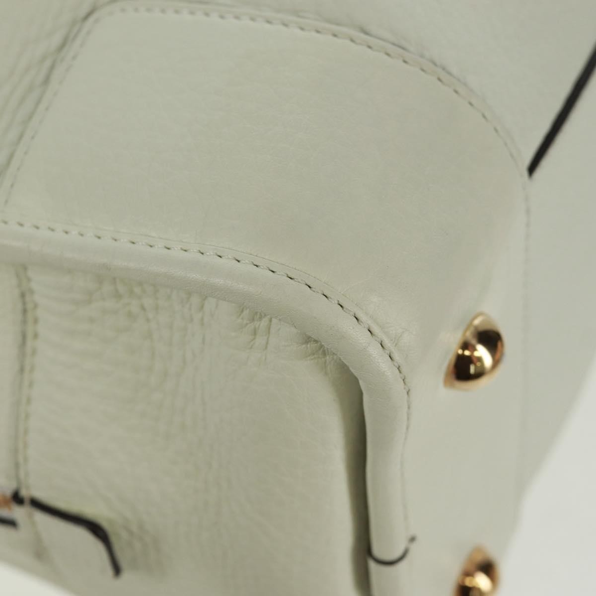 Loewe Amazona NM Bag Leather, WHITE, LEATHER, Handbag