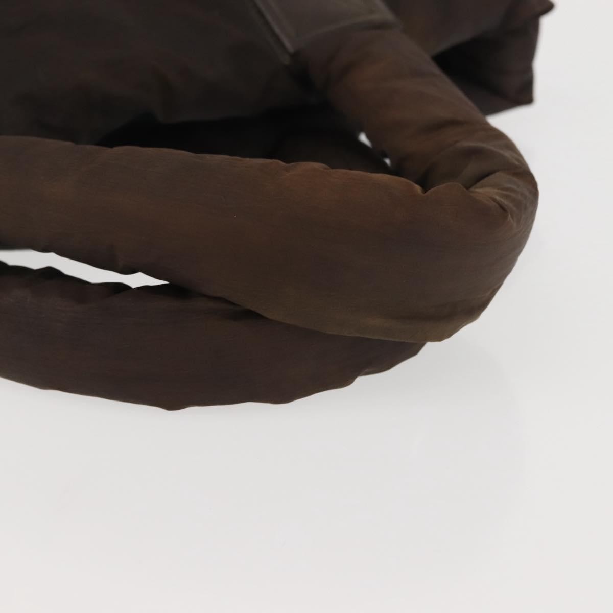 Chanel Coco Cocoon Zipped Tote Quilted Nylon, BROWN, NYLON, Tote bag