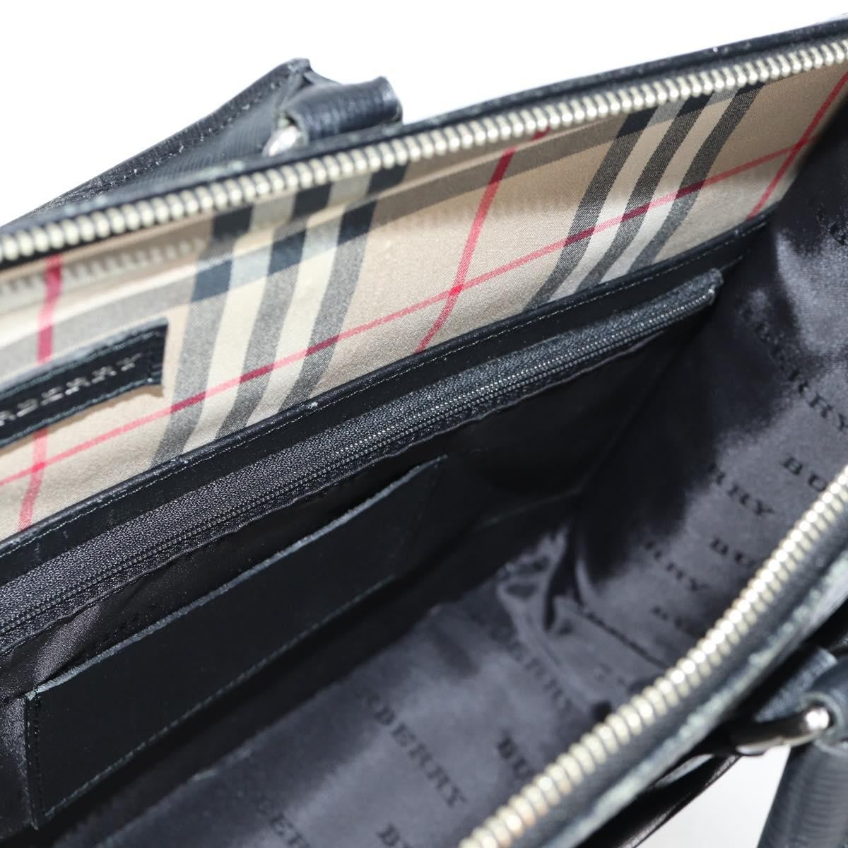 Burberry Briefcase Leather, BLACK, LEATHER, Briefcase