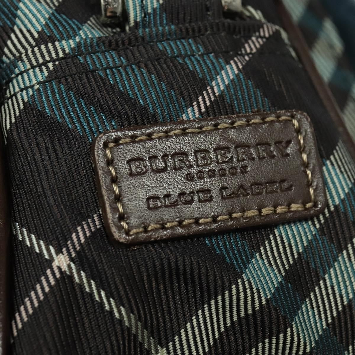Burberry Nova Check Blue Label Nylon, BROWN, NYLON, Shoulder bag