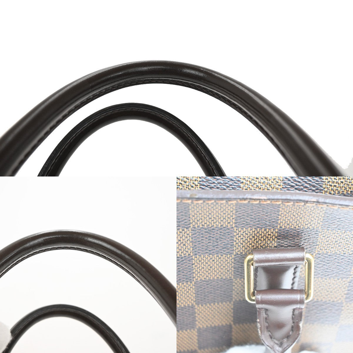 Louis Vuitton Triana Bag Damier, Brown, Canvas, Handbag