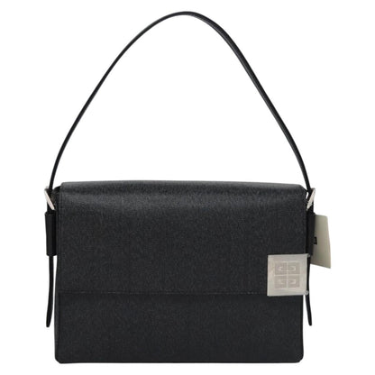 Givenchy Vintage 4G shoulder bag Canvas, BLACK, PVC, Shoulder bag