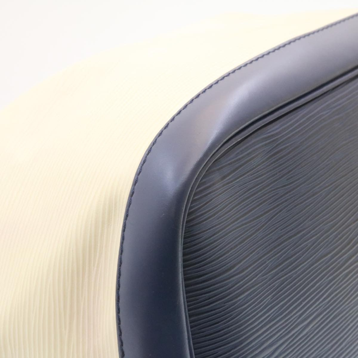 Louis Vuitton Petit Noe Handbag Two Tone Epi Leather, WHITE, LEATHER, Handbag