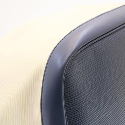 Louis Vuitton Petit Noe Handbag Two Tone Epi Leather, WHITE, LEATHER, Handbag