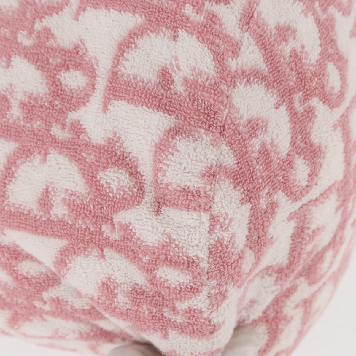 Christian Dior Vintage Trotter Pouch Pile, PINK, CANVAS, Clutche & pouche