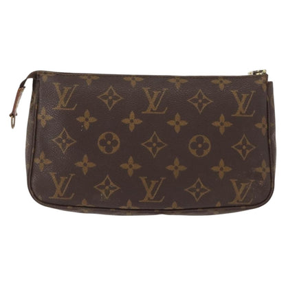 Louis Vuitton Pochette Accessoires NM Monogram Canvas, BROWN, CANVAS, Clutche & pouche