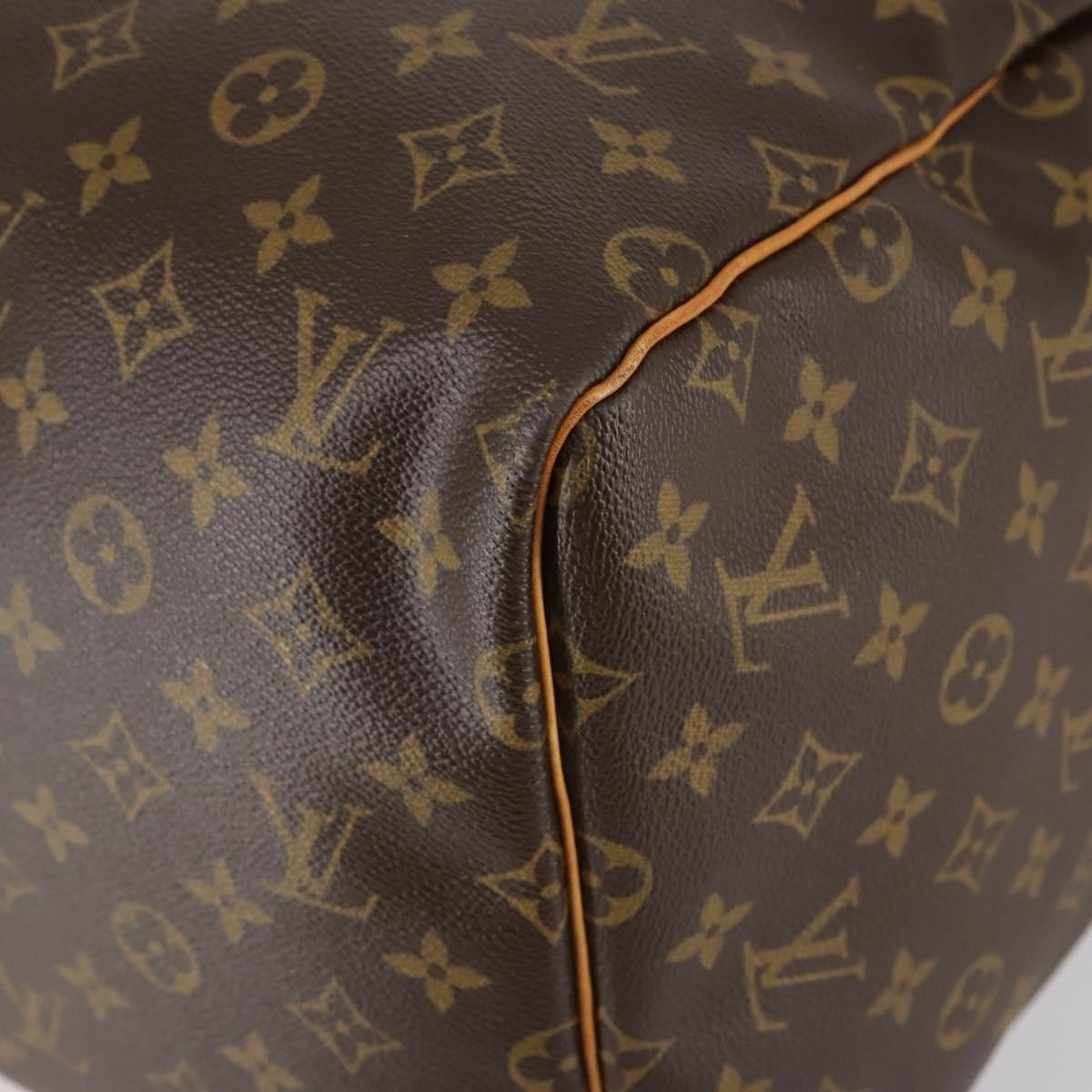 Louis Vuitton Keepall Bandouliere Bag Monogram Canvas, BROWN, CANVAS, Travel bag