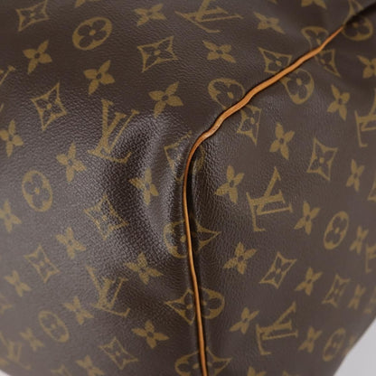 Louis Vuitton Keepall Bandouliere Bag Monogram Canvas, BROWN, CANVAS, Travel bag