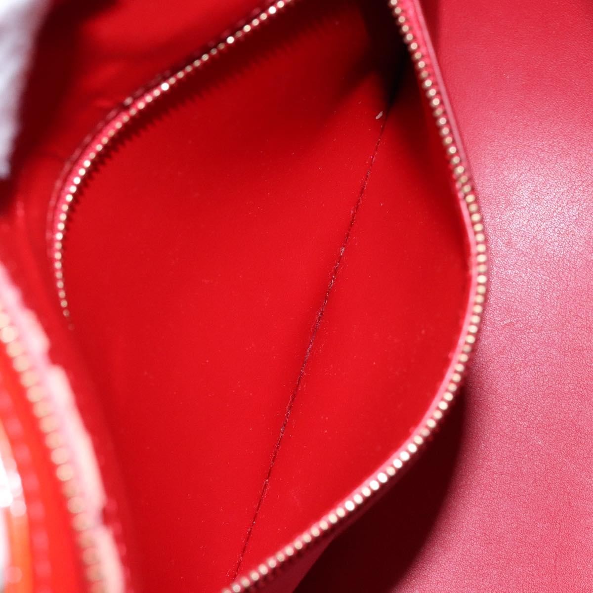 Louis Vuitton Houston Handbag Monogram Vernis, RED, PATENT_LEATHER, Handbag