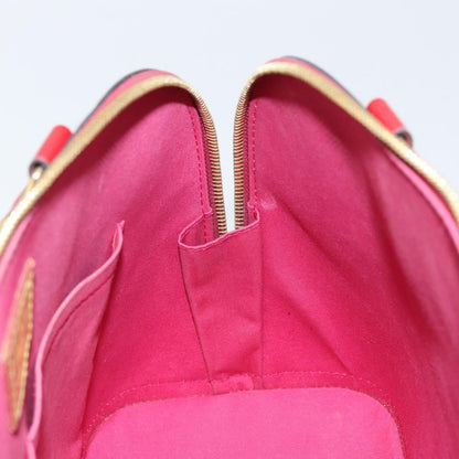 Louis Vuitton Alma Handbag Monogram Vernis, RED, PATENT_LEATHER, Handbag