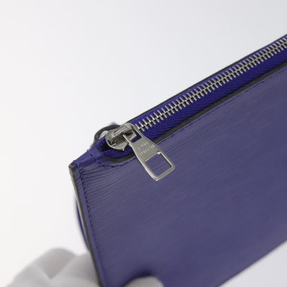 Louis Vuitton Neverfull Pochette Epi Leather, PURPLE, LEATHER, Tote bag