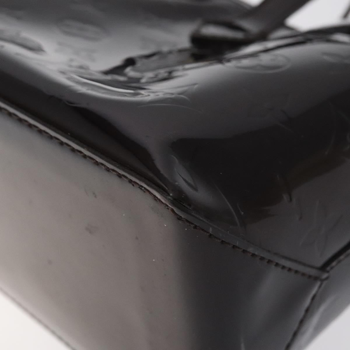 Louis Vuitton Wilshire Handbag Monogram Vernis, BURGUNDY, PATENT_LEATHER, Handbag