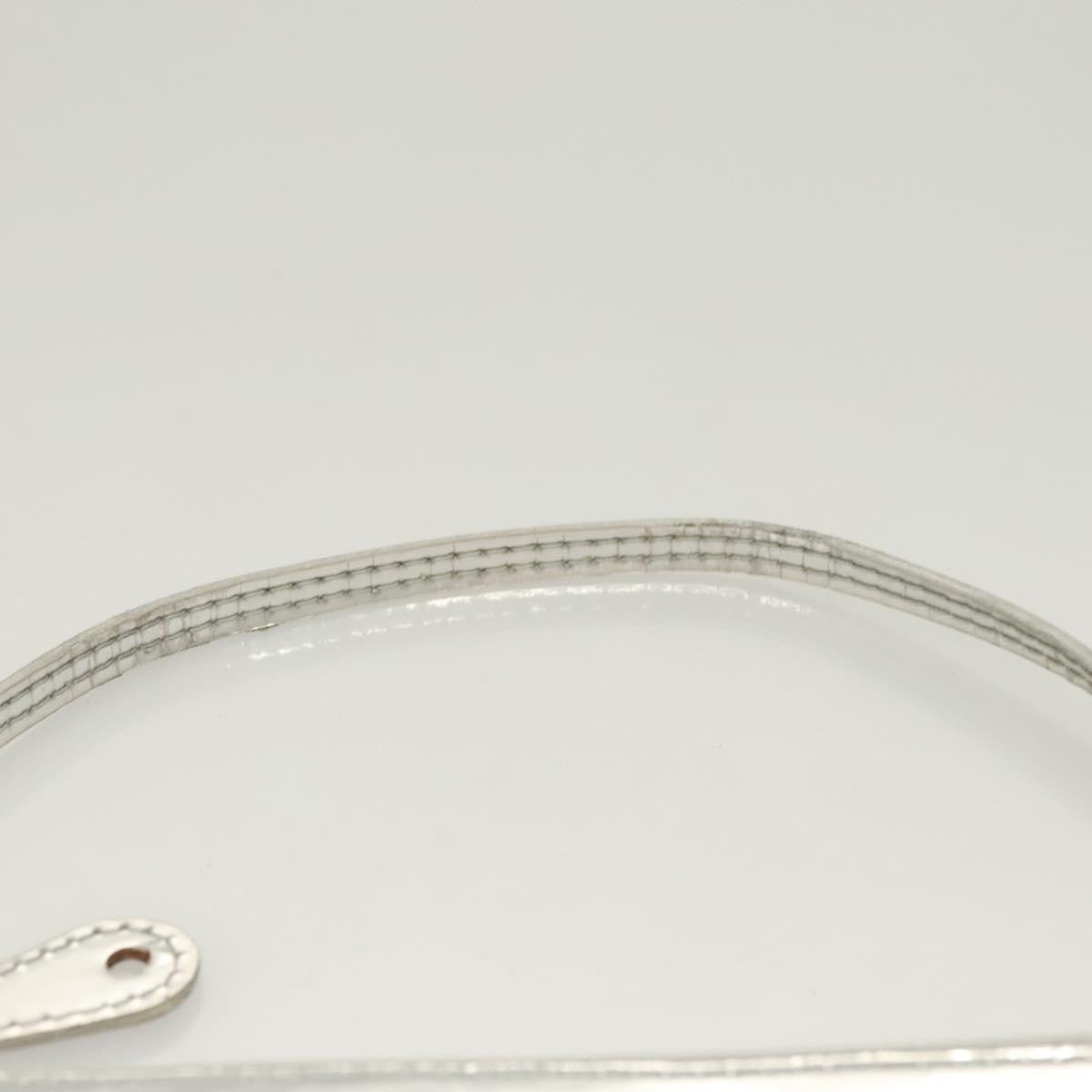 Louis Vuitton Pochette Plate Monogram mirror, SILVER, PATENT_LEATHER, Clutche & pouche