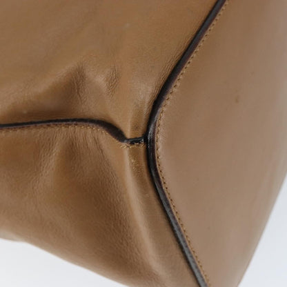 Prada Vintage Shoulder Bag Leather, BROWN, LEATHER, Shoulder bag