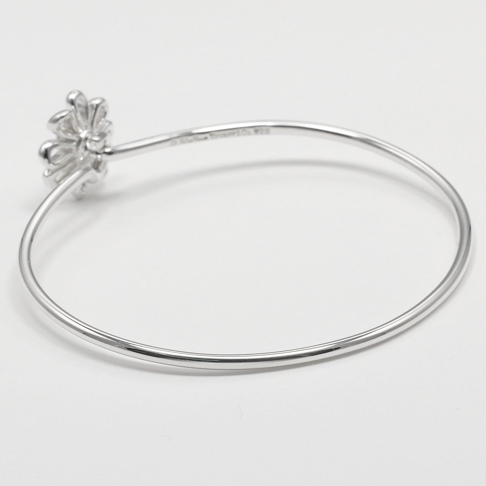 Tiffany & Co. Daisy Bangle Bracelet Silver 925, SILVER, SILVER, Bracelet