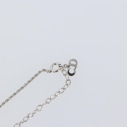 Christian Dior CD Logo necklace Metal, SILVER, METAL, Necklace
