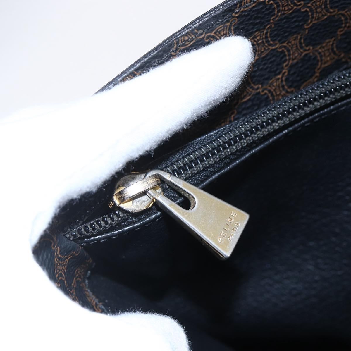 Celine Vintage Macadam Tote bag Canvas, BROWN, CANVAS, Tote bag