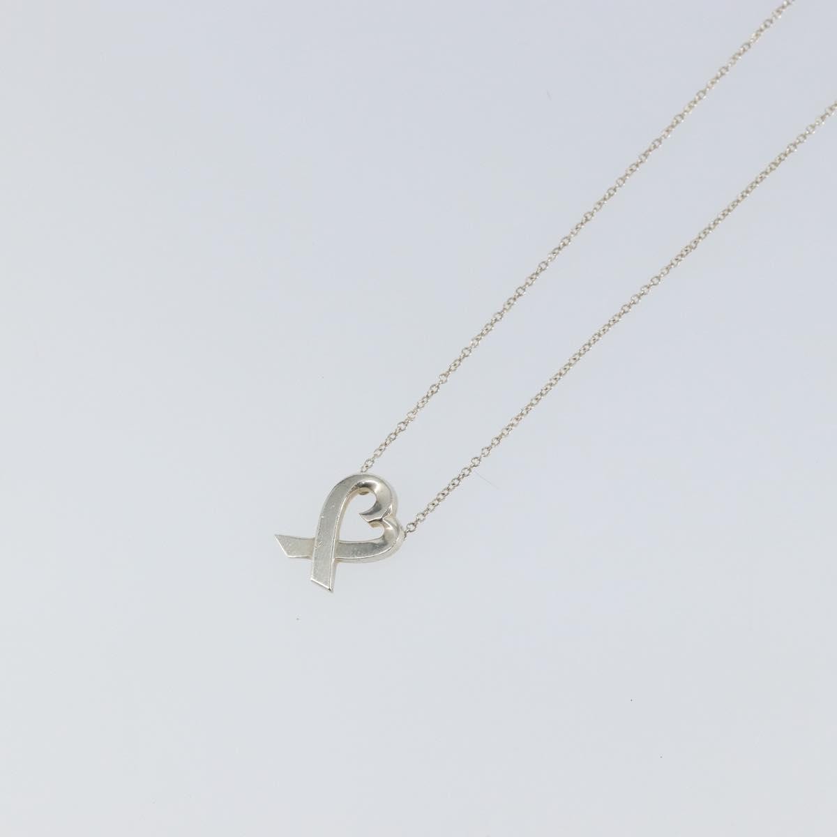 Tiffany & Co. Paloma Picasso Loving Heart Pendant Necklace Silver 925, SILVER, SILVER, Necklace