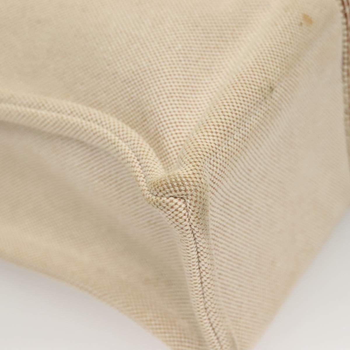 Hermes Fourre Tout Tote Toile, BEIGE, CANVAS, Tote bag