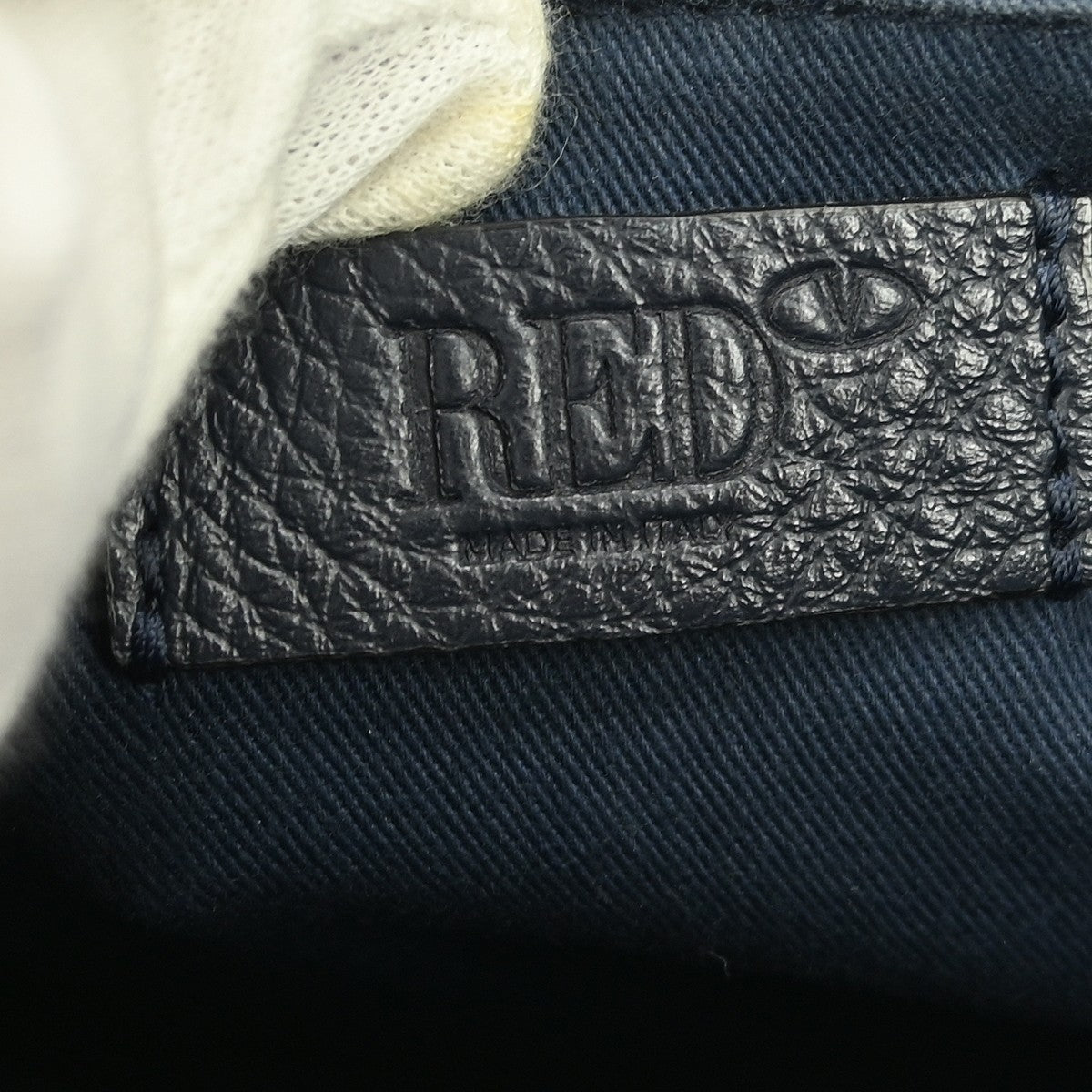 Valentino Garavani Vintage shoulder bag Leather, NAVY, LEATHER, Shoulder bag