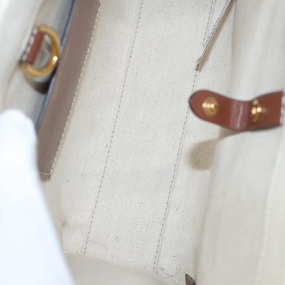 Burberry Freya Shopping Tote Canvas with Leather, BEIGE, CANVAS, Tote bag