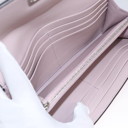 Fendi Peekaboo Wallet Leather, PINK, LEATHER, Wallets