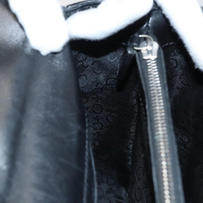 Celine C Macadam Handbag Canvas, BLACK, CANVAS, Handbag