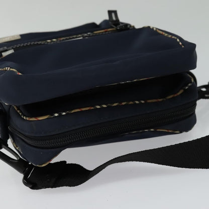 Burberry Vintage Shoulder Bag Nylon, NAVY, NYLON, Shoulder bag
