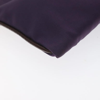 Prada Zip Pouch Tessuto, PURPLE, NYLON, Clutche & pouche