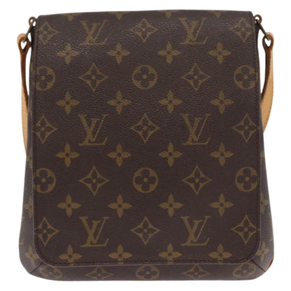 Louis Vuitton Musette Salsa Handbag Monogram Canvas, BROWN, CANVAS, Shoulder bag