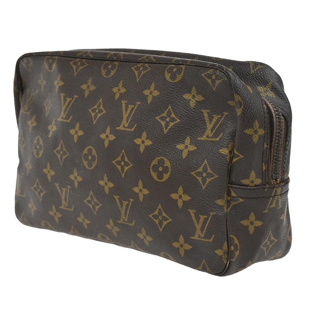 Louis Vuitton Trousse Toilette Monogram Canvas, BROWN, CANVAS, Clutche & pouche
