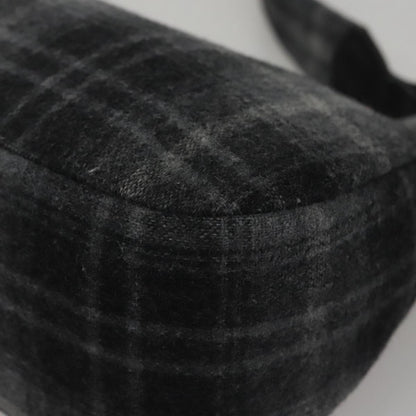 Salvatore Ferragamo Shoulder Bag Wool, GRAY, WOOL, Shoulder bag