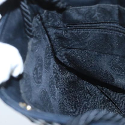 Fendi FF Logo Stamp Zip Pouch Printed Leather, BLACK, LEATHER, Shoulder bag