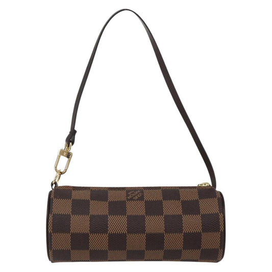 Louis Vuitton Papillon Pochette Damier, Brown, Canvas, Clutch
