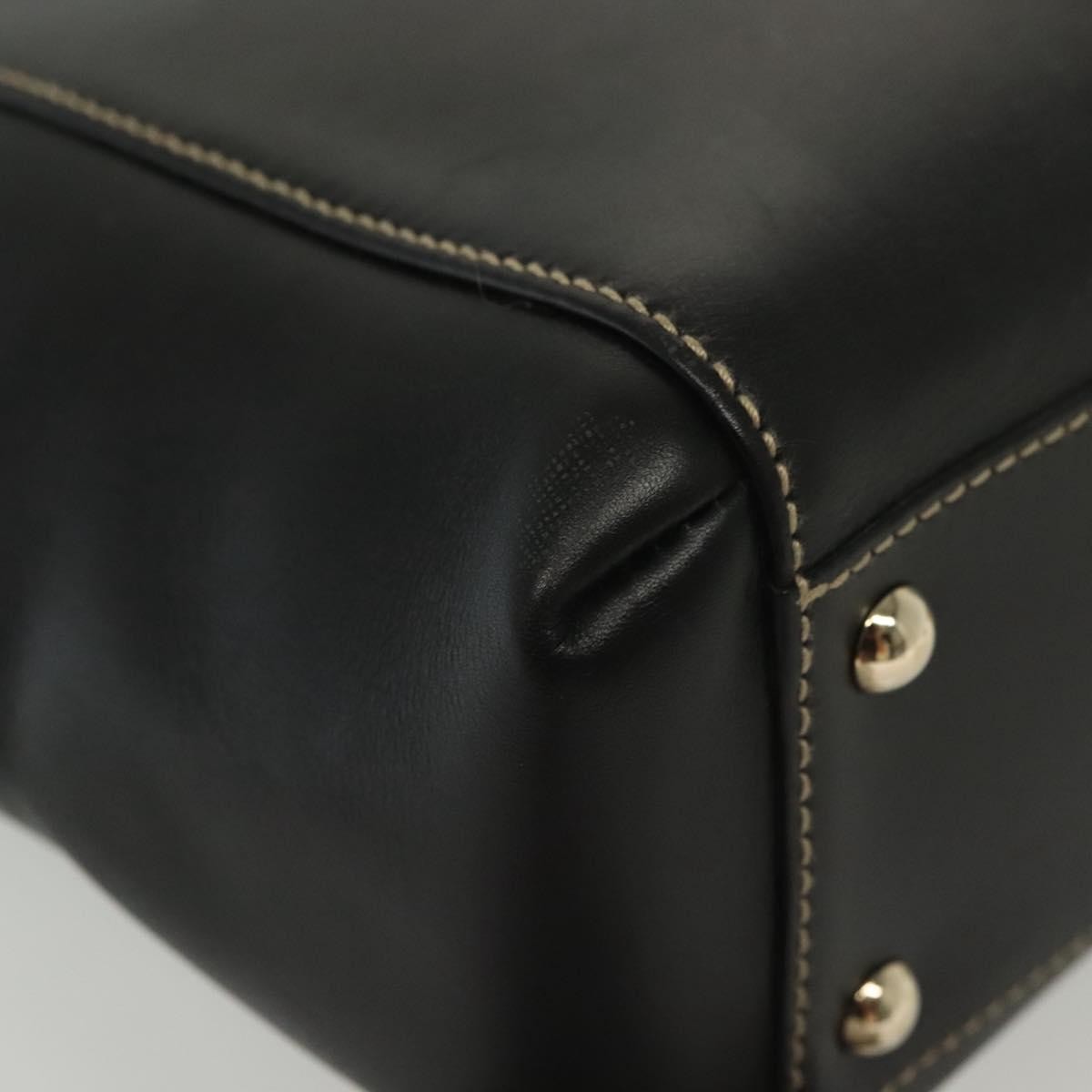 Gucci Tote Bag Leather, BLACK, LEATHER, Tote bag