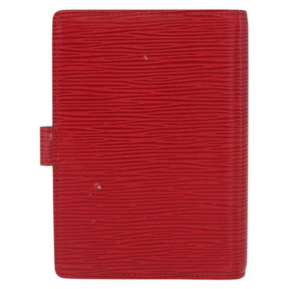 Louis Vuitton Agenda Cover Epi Leather, RED, LEATHER, Wallets