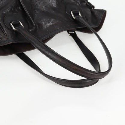 Gucci Full Moon Tote Guccissima Leather, BLACK, LEATHER, Shoulder bag