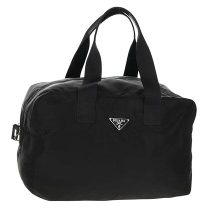 Prada Vintage Boston Bag Nylon, BLACK, NYLON, Travel bag