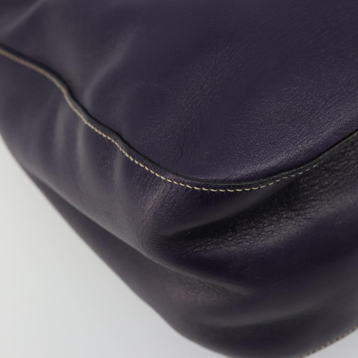 Prada Chain Shoulder Bag Leather, Purple, Leather, Handbag