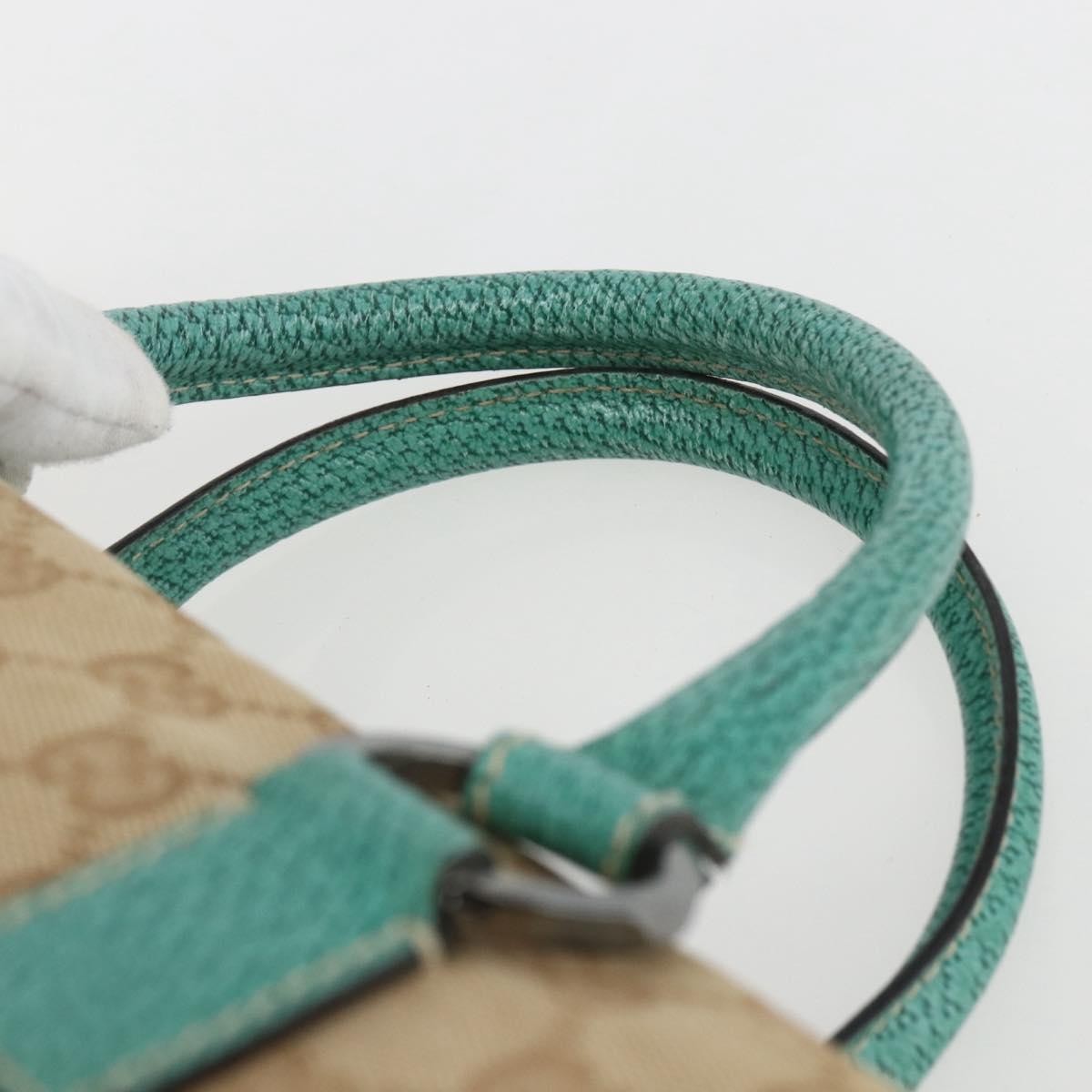 Gucci Vintage Zip Boston Bag GG Canvas, BEIGE, CANVAS, Handbag