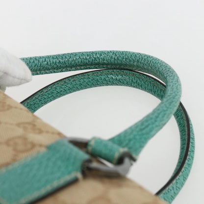 Gucci Vintage Zip Boston Bag GG Canvas, BEIGE, CANVAS, Handbag